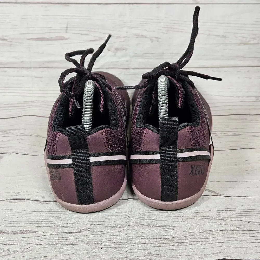 XERO SHOES Women's Prio Athletic Shoes Plum Black White US 9 Barefoot